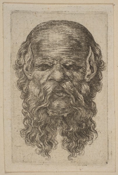 Mask. Creator: Attributed to Stefano della Bella