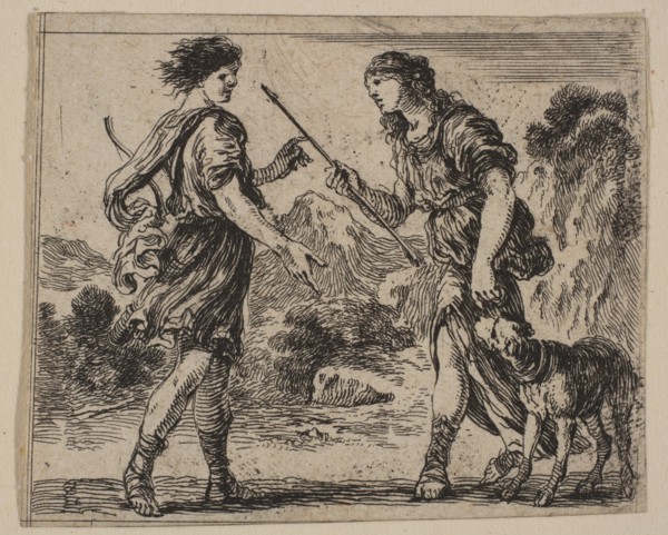 Cephalus and Procris, from 'Game of Mythology'