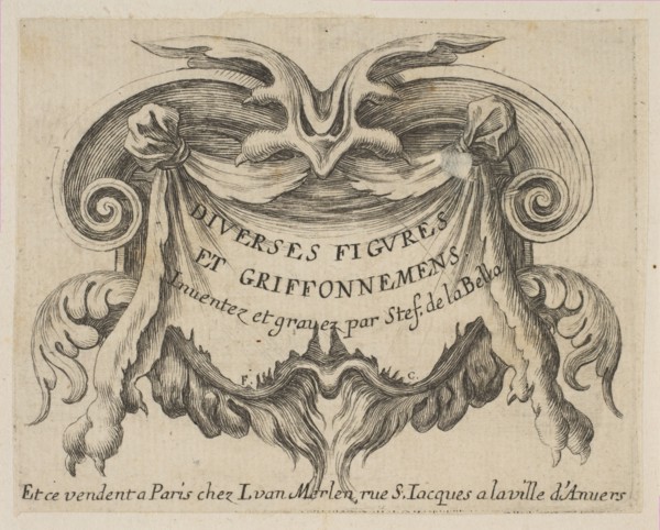 Title page, from 'Various figures and doodles'