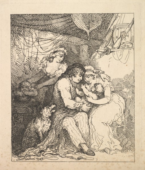 A Sailor's Family, 1787. Creator: Thomas Rowlandson.