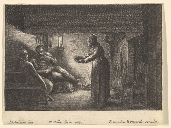 The satyr and the peasant, 1644. Creator: F van den Wyngarde.