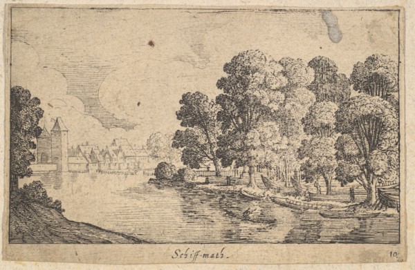 Schiff-math, 1625-77. Creator: Wenceslaus Hollar.