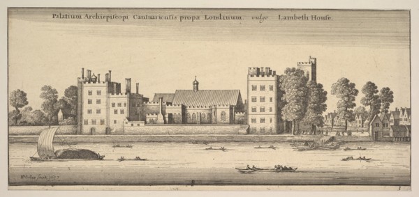 Palatium Archiepiscopi Cantuariensis propae Londinum vulgo Lambeth House
