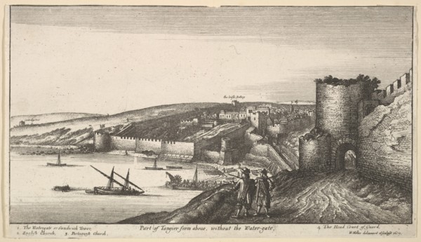 Part of Tangier from aboue, without the Water-gate, 1670. Creator: Wenceslaus Hollar.