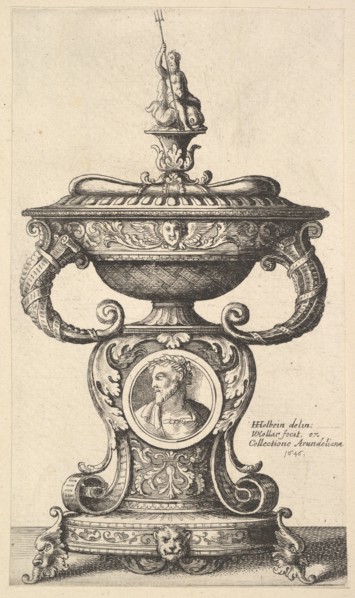 Two handled cup, 1646. Creator: Wenceslaus Hollar.