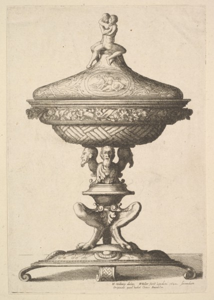 Ornate goblet, 1642. Creator: Wenceslaus Hollar.
