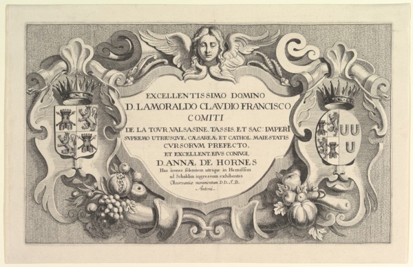 Title to the Entry into Hemissem, 1625-77. Creator: Wenceslaus Hollar.