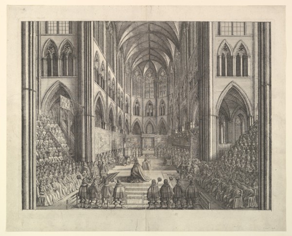 Coronation Procession of Charles II, 1662. Creator: Wenceslaus Hollar.