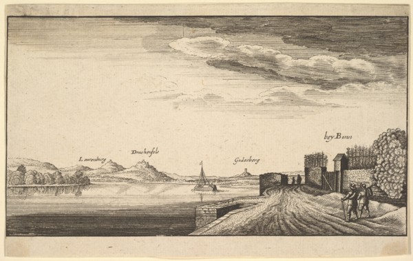 The Rhine near Bonn, copy, 1625-77. Creator: Abraham Aubri.
