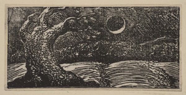 Blasted Trees and Flattened Crops, from Thornton's Pastorals of Virgil, 1821. Creator: William Blake.