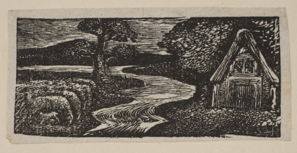 Sabrina's Silvery Flood, from Thornton's Pastorals of Virgil, 1821. Creator: William Blake.