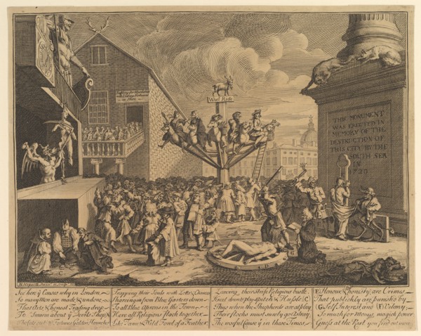 The South Sea Scheme, 1722. Creator: William Hogarth.