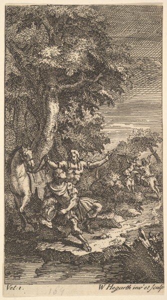 Cassandra, Frontispiece, Vol. 1, 1725. Creator: William Hogarth.