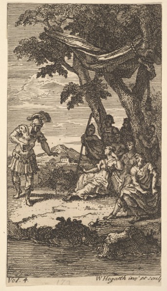 Cassandra, Frontispiece, Vol. 4, 1725. Creator: William Hogarth.