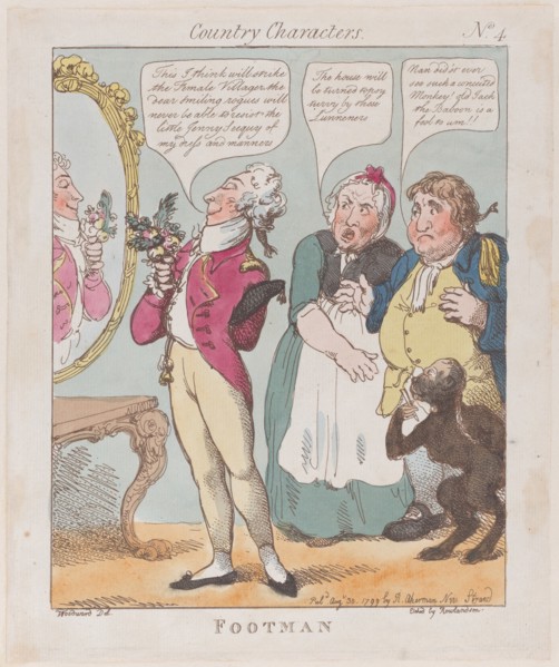Footman, August 30, 1799.