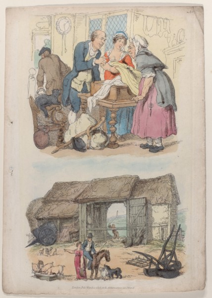 Plate 5, from "World in Miniature", 1816.