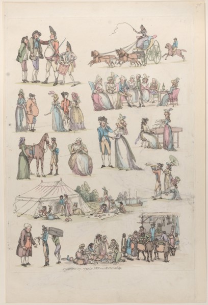 Plate 7, Outlines of Figures, Landscapes and Cattle...for the Use of Learners, June 27, 1790.