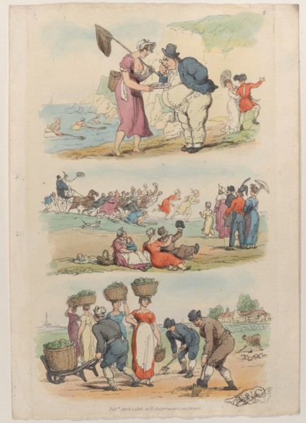 Plate 8, from "World in Miniature", 1816.