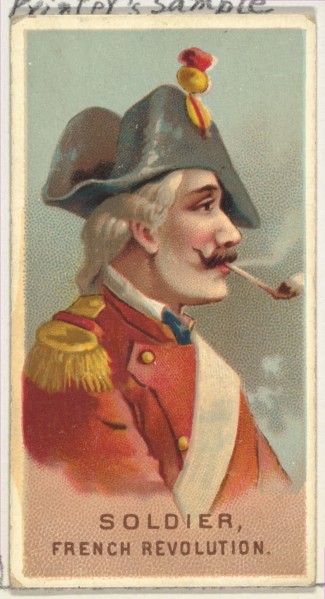 Soldier, French Revolution, from World's Smokers series