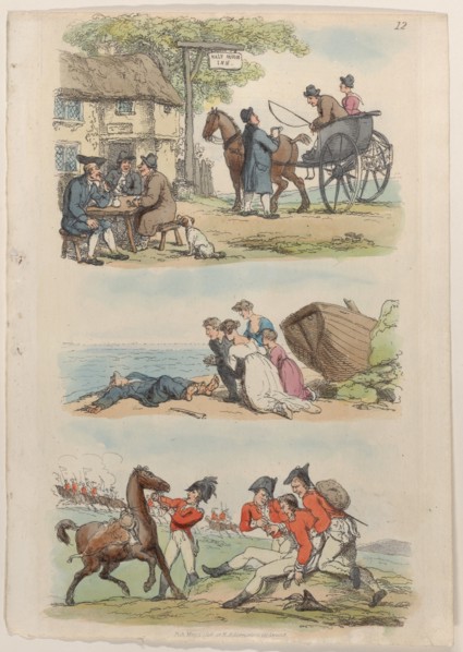 Plate 12, from "World in Miniature", 1816.