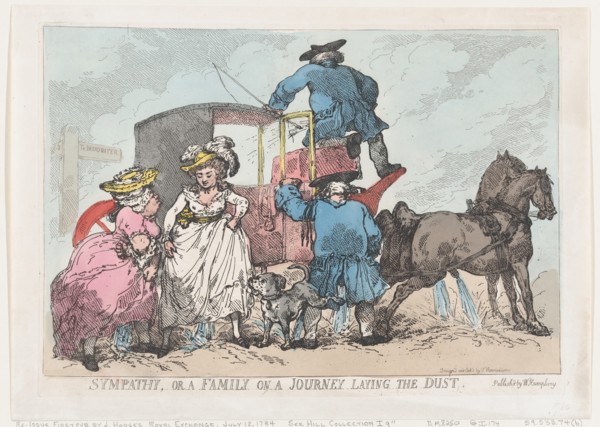 Sympathy, or A Family On A Journey Laying The Dust, July 12, 1784.