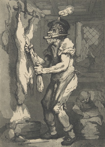 A Butcher, January 1, 1790.