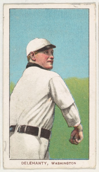Delehanty, Washington, American League, from the White Border series