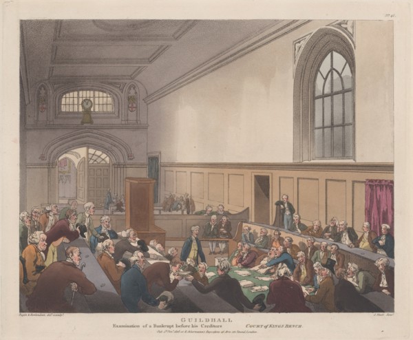 Guildhall, Examination of a Bankrupt before his Creditors