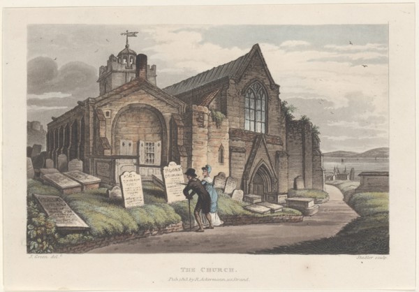 The Church, from "Poetical Sketches of Scarborough", 1813.