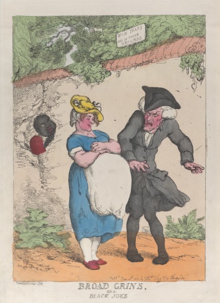 Broad Grins, or a Black Joke, June 4, 1812.