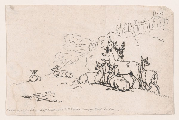 Deer (from Plate 3