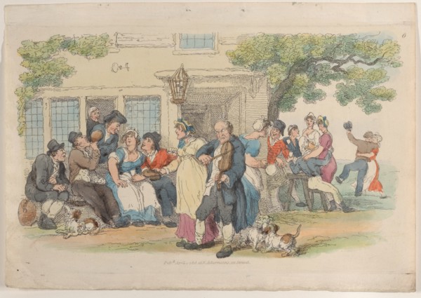 Plate 6: The Ale-House Door