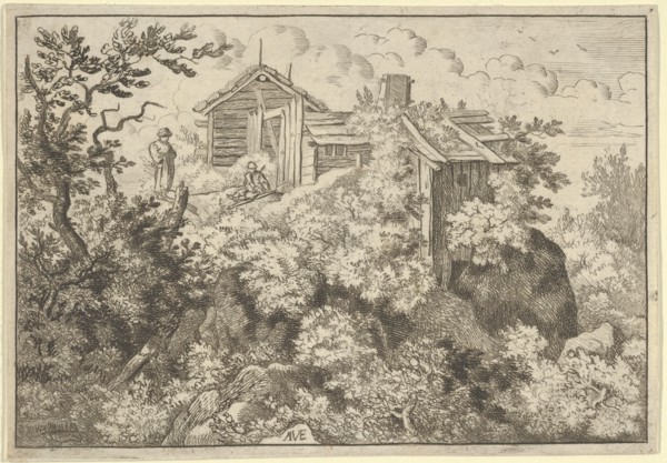 The Three Cottages on the Hill