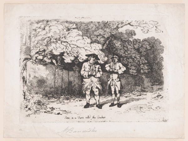 Scene in a Farce called The Quaker