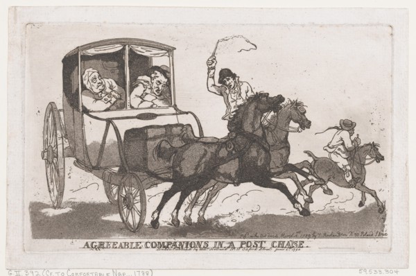 Agreeable Companions in a Post Chaise