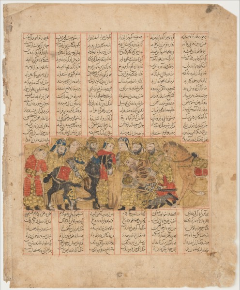 Rustam Pleads for Tus Before Kai Khusrau