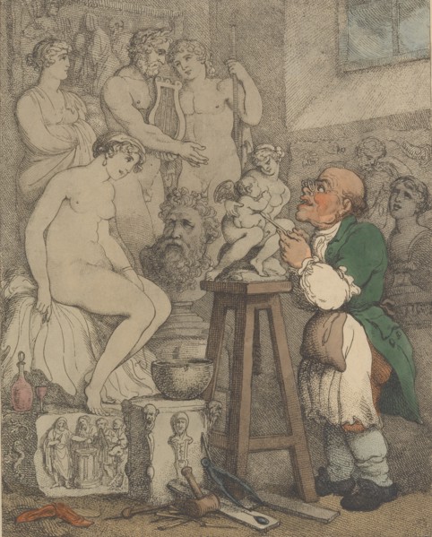 The Sculptor [Preparations for the Academy