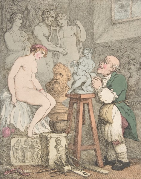 The Sculptor [Preparations for the Academy