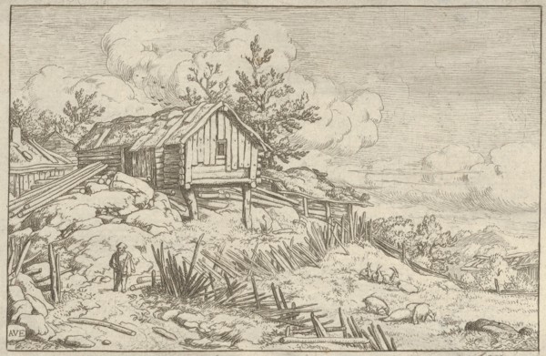 The Man near the Entry of the Ruinous Hedge