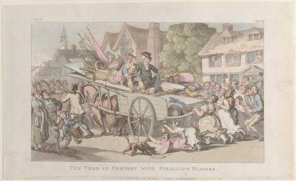 The Vicar in company with Strolling Players