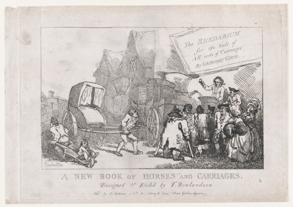 Title Page: A New Book of Horses and Carriages