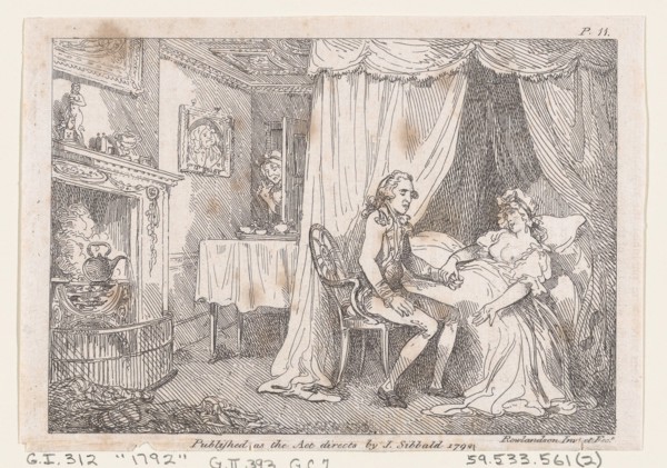 Lady Booby attempts to seduce the immaculate Joseph