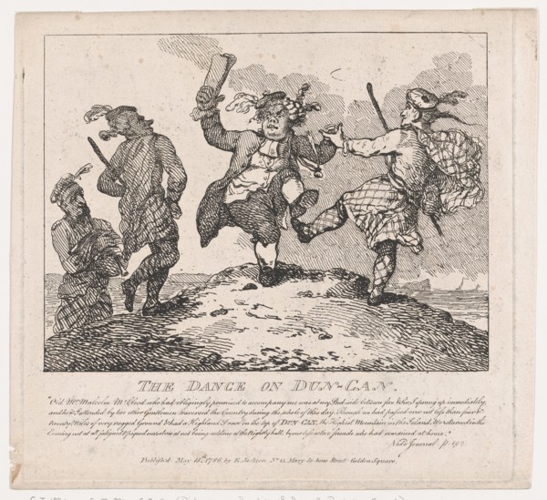 The Dance on Dun-Can (Picturesque Beauties of Boswell