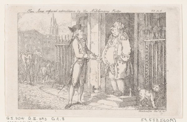 Tom Jones Refused Admittance by the Nobleman's Porter