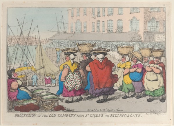 Procession of the Cod Company from St. Giles's to Billingsgate