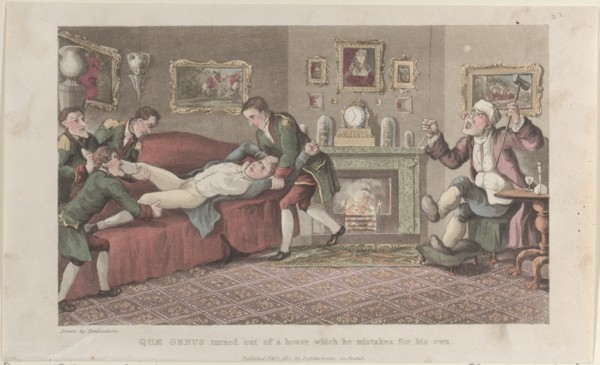 Quae Genus Turned out of a House Which He Mistakes for His Own