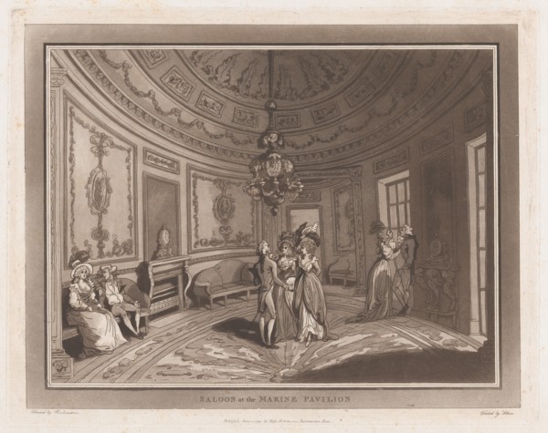 Saloon at the Marine Pavillion (An Excursion to Brighthelmstone)