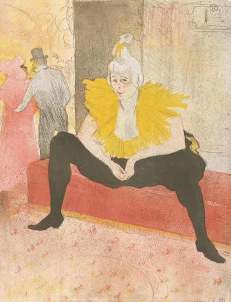 The Seated Clowness (Mademoiselle Cha-u-ka-o) (from the series Elles)