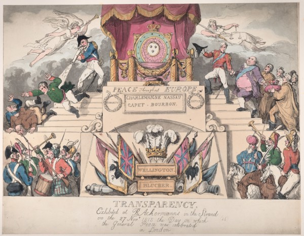 Transparency: Exhibited at R. Ackermann's in the Strand on the 27th November 1815