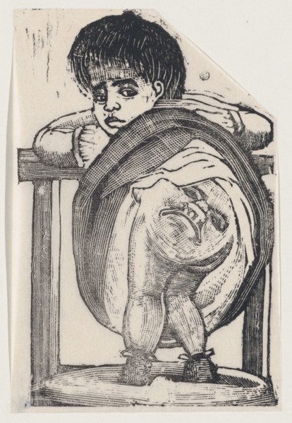 A girl with two faces, ca. 1880-1910.